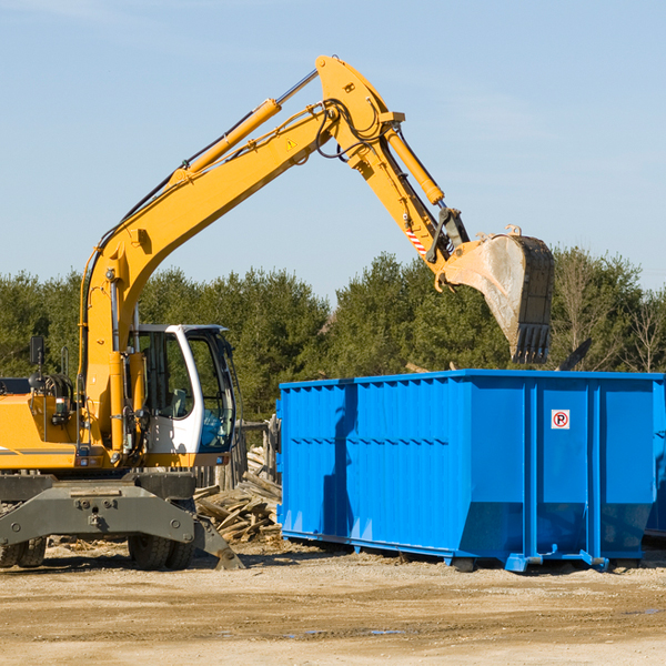 can i choose the location where the residential dumpster will be placed in Red River County TX